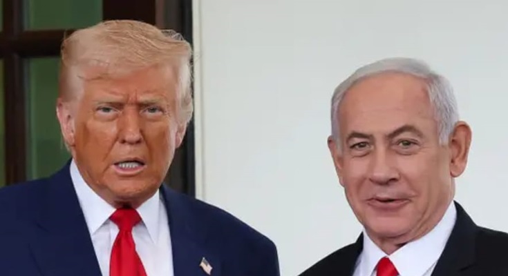 دونالد ترامب : لا يمكن السماح باستمرار  المهزلة التي تُسمى "عدالة لمحاكمه نتياهوا"