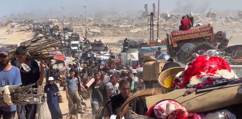 الجيش الإسرائيلي عمل على إجلاء أكثر من 700 ألف مدني فلسطيني من مدينة غزة ... ؟؟