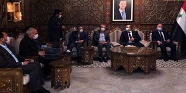 وزير الصناعة والتجارة الإيراني  الاقتصادية المشتركة مع دمشق