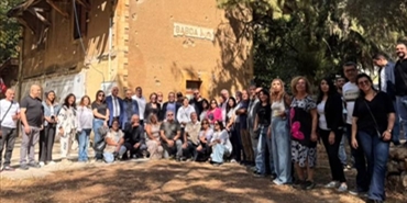 مدير عام وزارة الاعلام اللبنانية يشارك في جولة على محطة لمصلحة سكك الحديد في جبل لبنان 