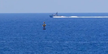 الجيش اللبناني  يلقي القبض على الباخرة الهاربه....