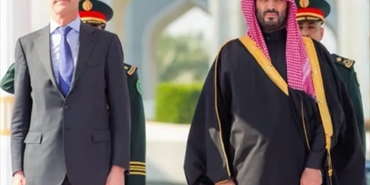 ولي العهد السعودي محمد بن سلمان يبحث مع رئيس الوزراء الهولندي ريك شوف.